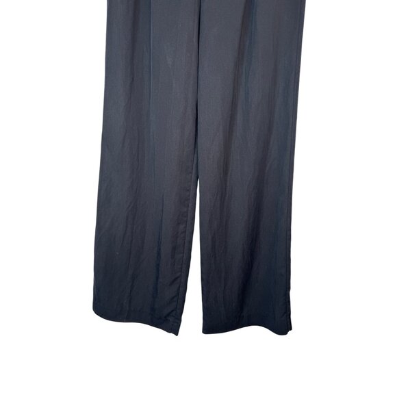 Zara XS Black Wide-Leg Pants Lyocell & Polyester Blend - Picture 10 of 16